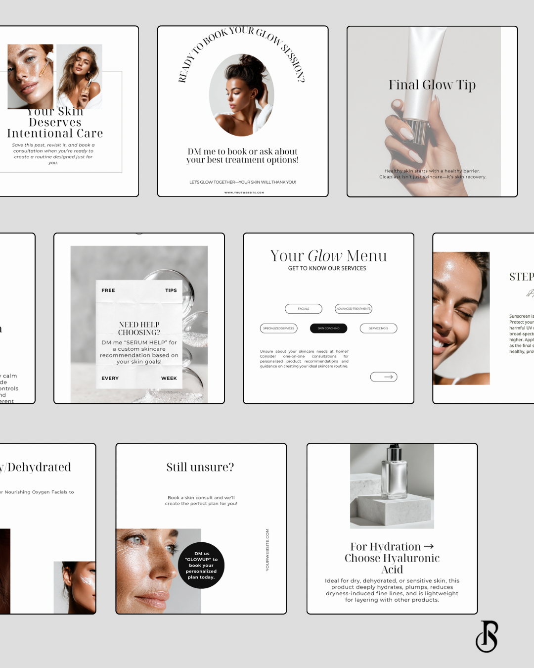 Skincare Edit – Social Media Templates for Beauty Brands